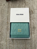Porte Monnaie Miu-Miu Vert