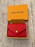 Porte Monnaie LV Rouge Femme