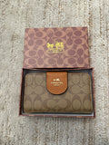 Porte Monnaie Coach Marron